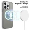 iPhone 15 Pro Slim Shockproof Clear Case Cover - Clear Black