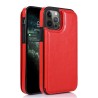 iPhone 14 Pro Max Leather Wallet Flip Diary Case Cover - Red