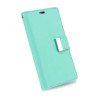 iPhone 14 Pro Max Leather Wallet Flip Diary Case Cover - Mint