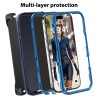 iPhone 16 Rugged Armor Belt Clip Holster Case Cover - Navy | Australia