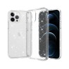 iPhone 12 Pro Glitter Clear Shockproof Case Cover - Transparent
