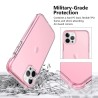 iPhone 12 Pro Slim Shockproof Clear Case Cover - Transparent