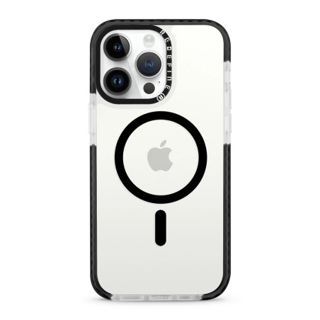iPhone 13 Pro Slim Shockproof Clear Case Cover - Black | Australia