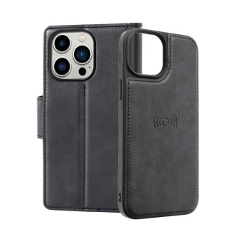 iPhone 16 2-in-1 Detachable Magnetic Flip Leather Wallet Case Cover -