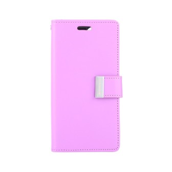 iPhone 12 Pro Leather Wallet Flip Diary Case Cover - Purple