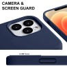 iPhone 16 Liquid Silicone Case Cover - Navy | Australia