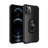 iPhone 12 Pro Max Shockproof with Ring Holder Stand Case Cover - Black