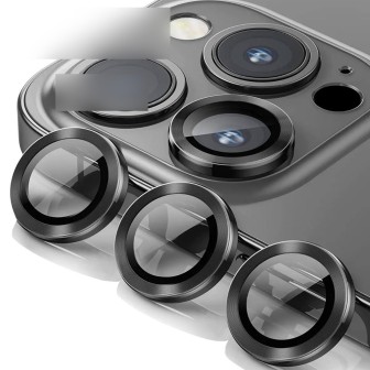 iPhone 15 / 15 Plus HD Clear Camera Lens Protector - Graphite