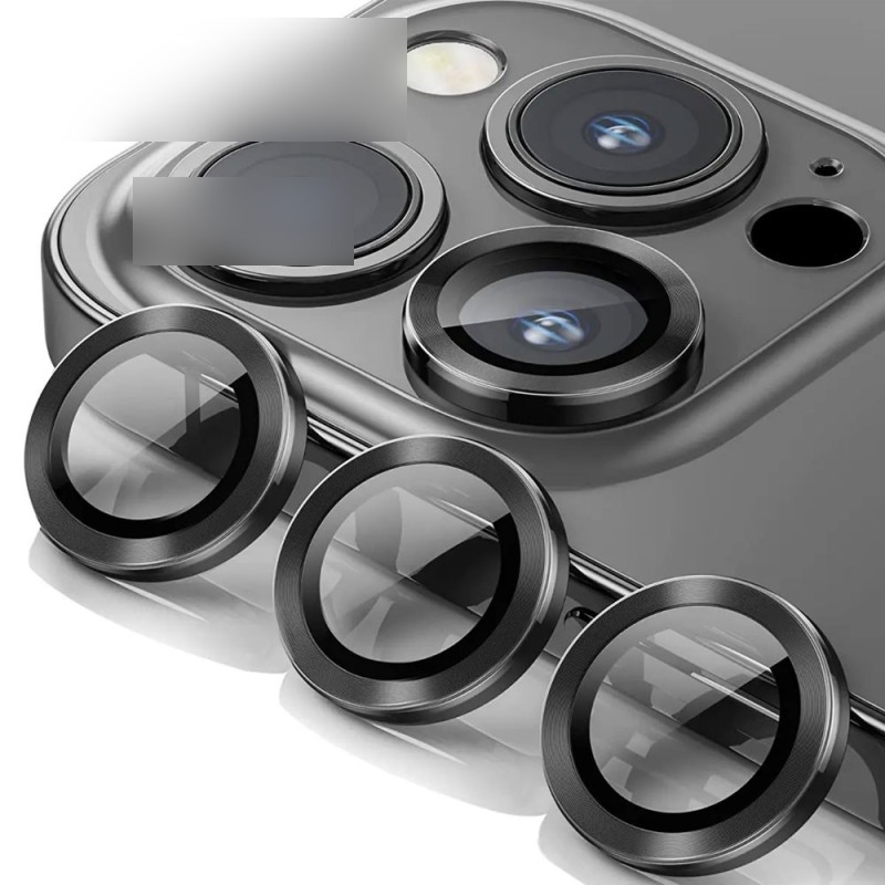 iPhone 15 / 15 Plus HD Clear Camera Lens Protector - Graphite