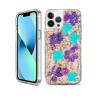 iPhone 14 Pro Protective Case Cover - Silver / Purple | Australia