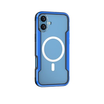 iPhone 16 Heavy-Duty Armor Shockproof Case Cover - Blue | Australia