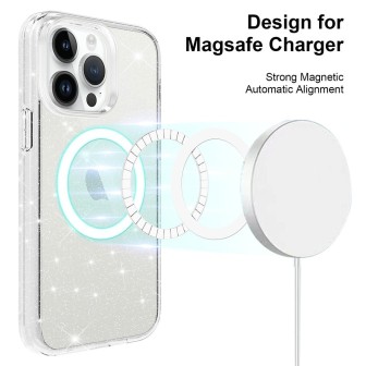 iPhone 12 / 12 Pro Shiny Glitter Clear Shockproof Case Cover