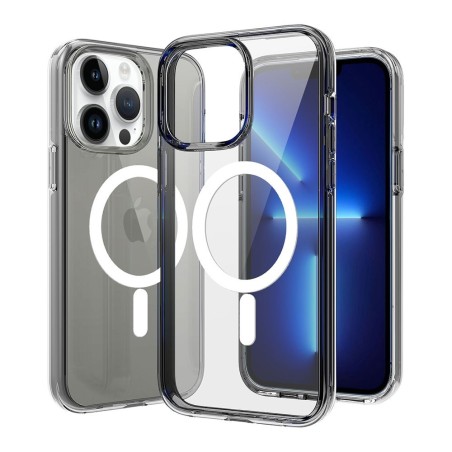 iPhone 12 / 12 Pro Slim Shockproof Clear Case Cover - Clear Black