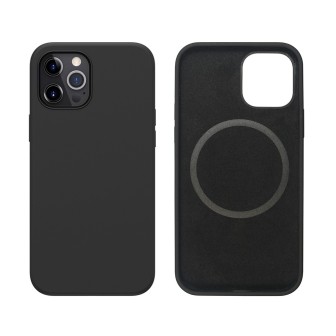 iPhone 12 Pro Liquid Silicone Case Cover - Black | Australia