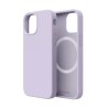 iPhone 14 Pro MagSafe Compatible Liquid Silicone Case Cover - Purple