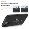 iPhone 13 / 14 Shockproof with Ring Holder Stand Case Cover - Dark Blu