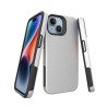 iPhone 15 Plus Rugged Shockproof Case Cover - Silver | Australia