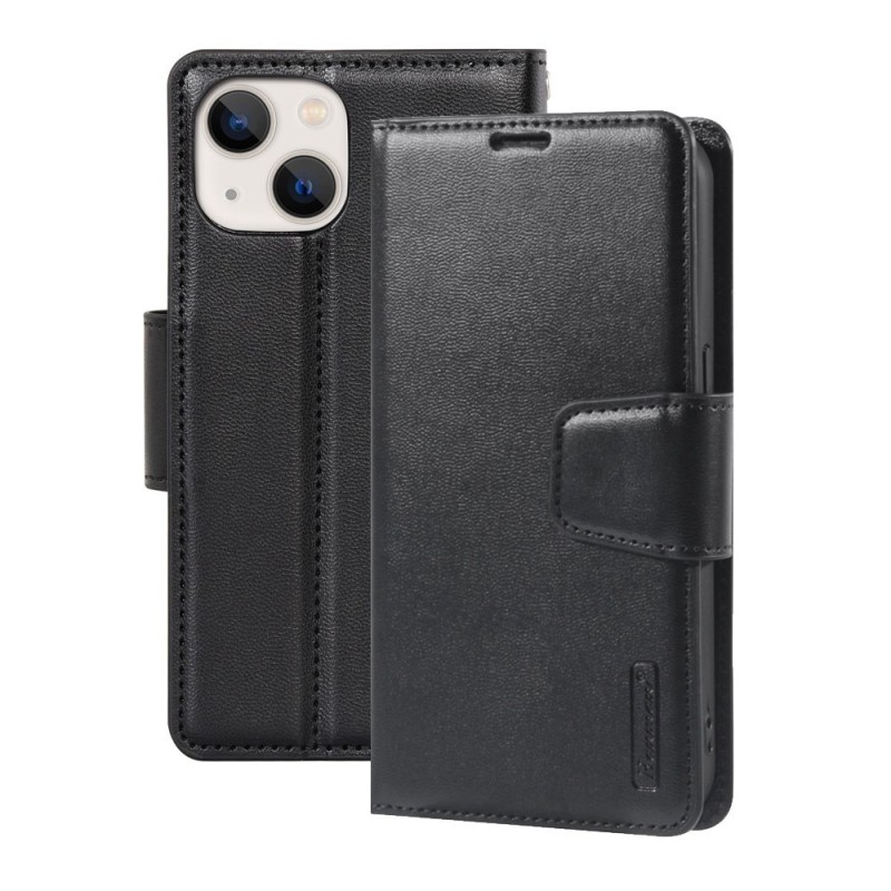 iPhone 15 Plus Leather Wallet Flip Diary Case Cover - Hot Pink