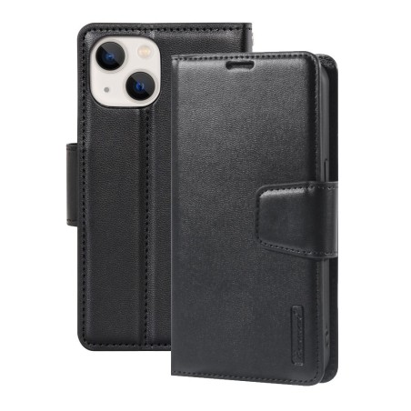 iPhone 15 Plus Leather Wallet Flip Diary Case Cover - Hot Pink