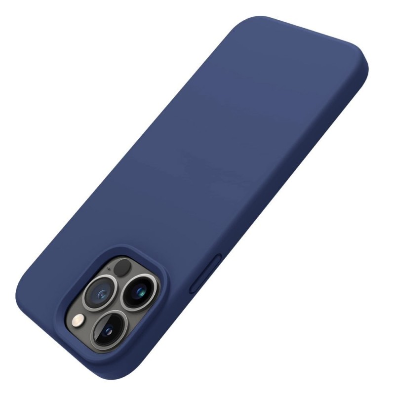 iPhone 15 Plus Liquid Silicone Case Cover - Navy | Australia