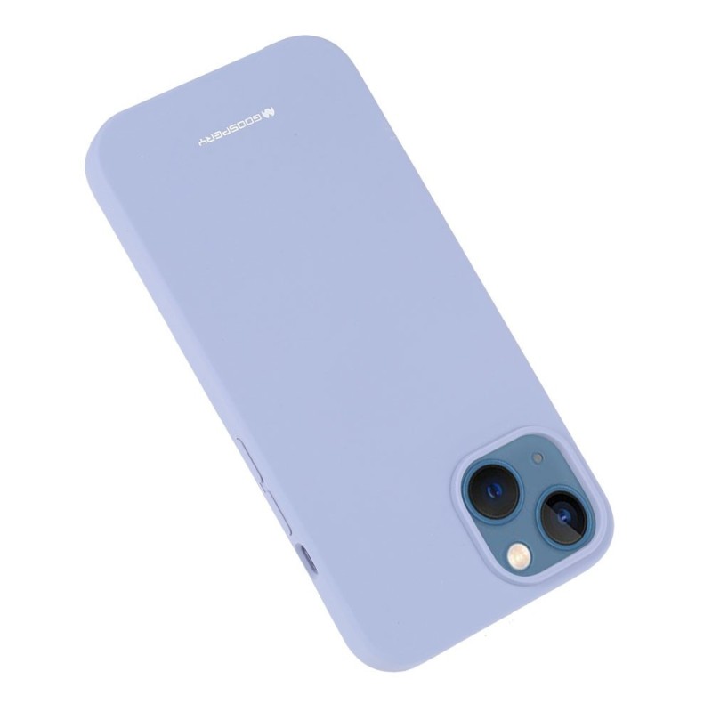 iPhone 15 Plus Soft Silicone Case Cover - Lavender Grey | Australia