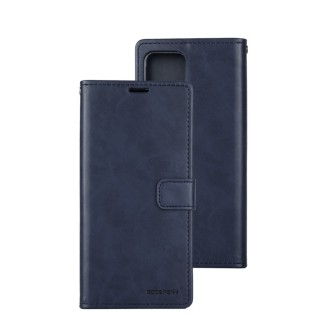 iPhone 13 Leather Wallet Flip Diary Case Cover - Navy | Australia