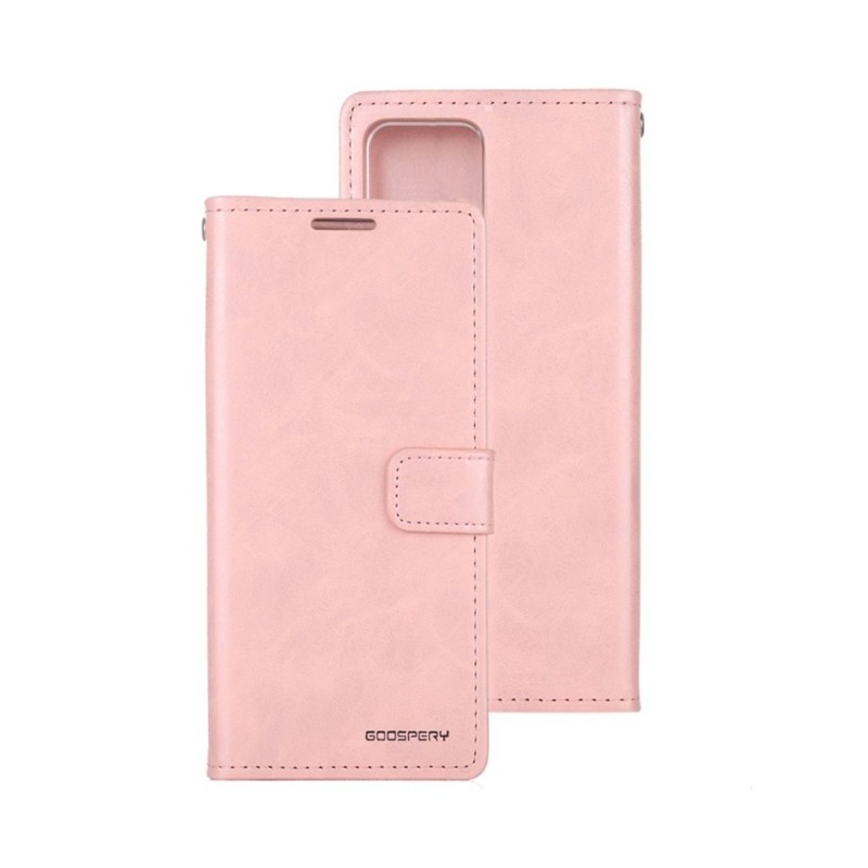 iPhone 13 Leather Wallet Flip Diary Case Cover - Rose Gold | Australia