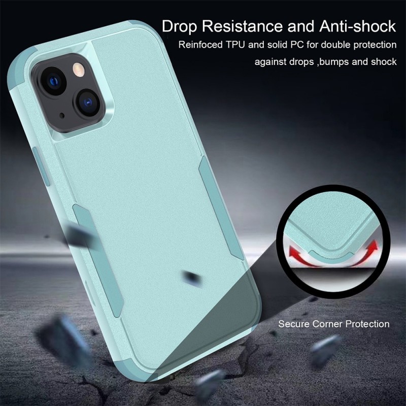 iPhone 13 Heavy-Duty Armor Shockproof Case Cover - Black | Australia