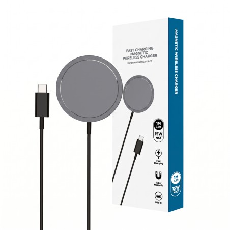 Magnetic Wireless Charging Cable - 15W Fast Charging, with MagSafe Technology &