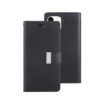 iPhone 13 Leather Wallet Flip Diary Case Cover - Black | Australia