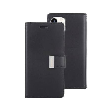 iPhone 13 Leather Wallet Flip Diary Case Cover - Black | Australia