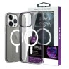 iPhone 15 Plus Slim Shockproof Clear Case Cover - Clear Black