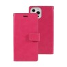 iPhone 13 Leather Wallet Flip Diary Case Cover - Hot Pink | Australia