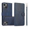 iPhone 13 Leather Wallet Flip Diary Case Cover - Black | Australia