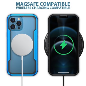 iPhone 15 Plus Heavy-Duty Armor Shockproof Case Cover - Black