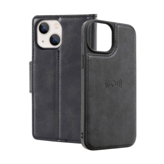 iPhone 13 / 14 / 15 2-in-1 Detachable Magnetic Flip Leather Wallet Cas