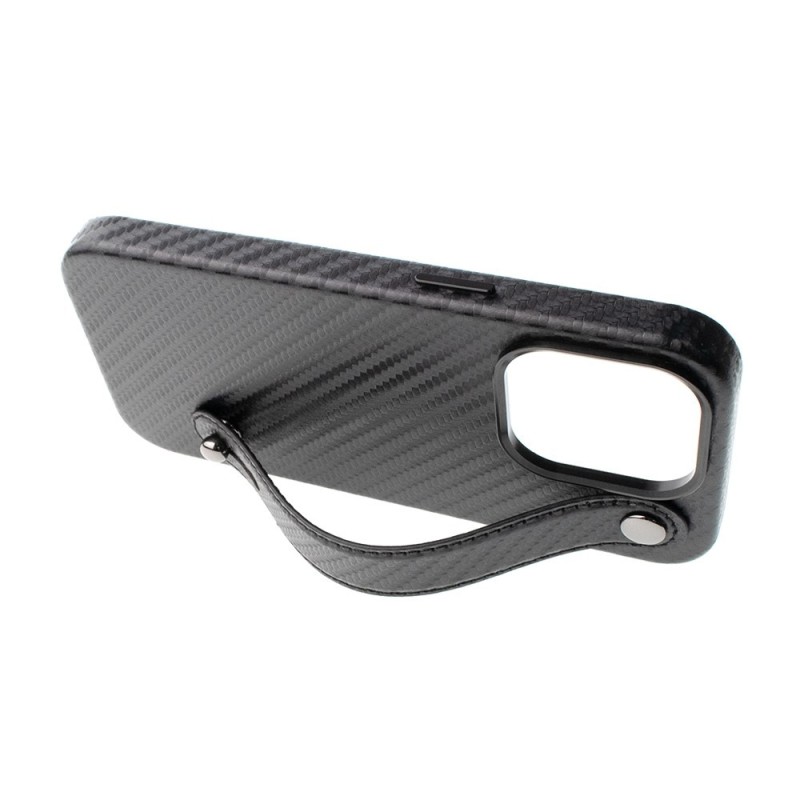 iPhone 13 / 14 Clear with Metal Camera Frame Case Cover - Black