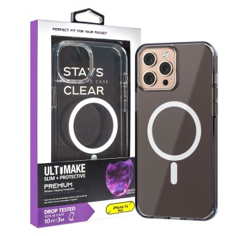 iPhone 14 Plus Slim Shockproof Clear Case Cover - Transparent