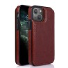 iPhone 15 Leather Wallet Flip Diary Case Cover - Brown | Australia