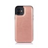 iPhone 12 Mini Leather Wallet Flip Diary Case Cover - Rose Gold