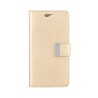 iPhone 12 Mini Leather Wallet Flip Diary Case Cover - Gold | Australia