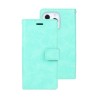 iPhone 15 Leather Wallet Flip Diary Case Cover - Mint | Australia