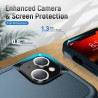 iPhone 14 Slim Shockproof Clear Case Cover - Red | Australia