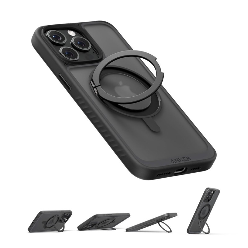 iPhone 15 Anker MagGo Protective Case Cover - Black | Australia