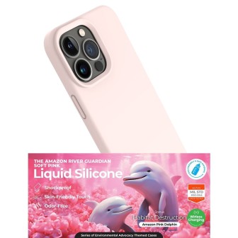 iPhone 15 Liquid Silicone Case Cover - Baby Pink | Australia