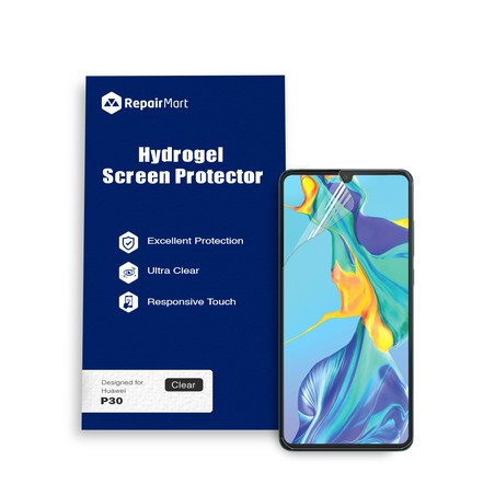 Huawei P30 Compatible Hydrogel Screen Protector With Full