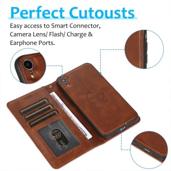 iPhone XR Leather Wallet Flip Diary Case Cover - Blue | Free Shipping AU