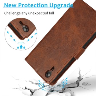 iPhone XR Leather Wallet Flip Diary Case Cover - Brown | Free Shipping AU