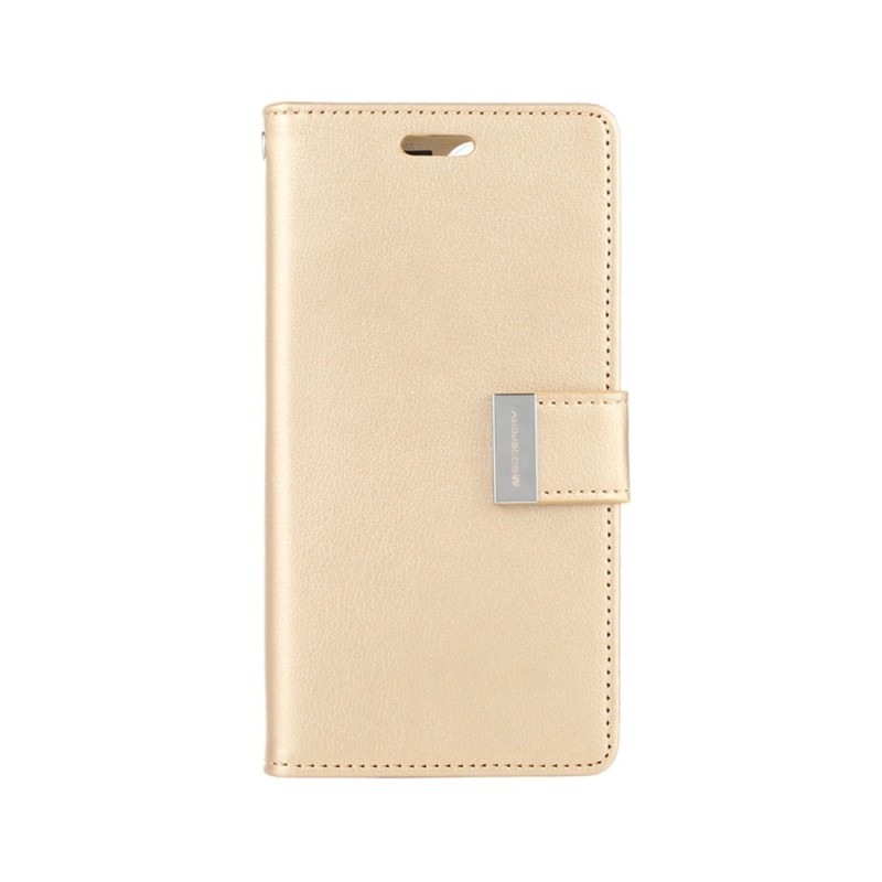 iPhone XR Leather Wallet Flip Diary Case Cover - Gold | Free Shipping AU
