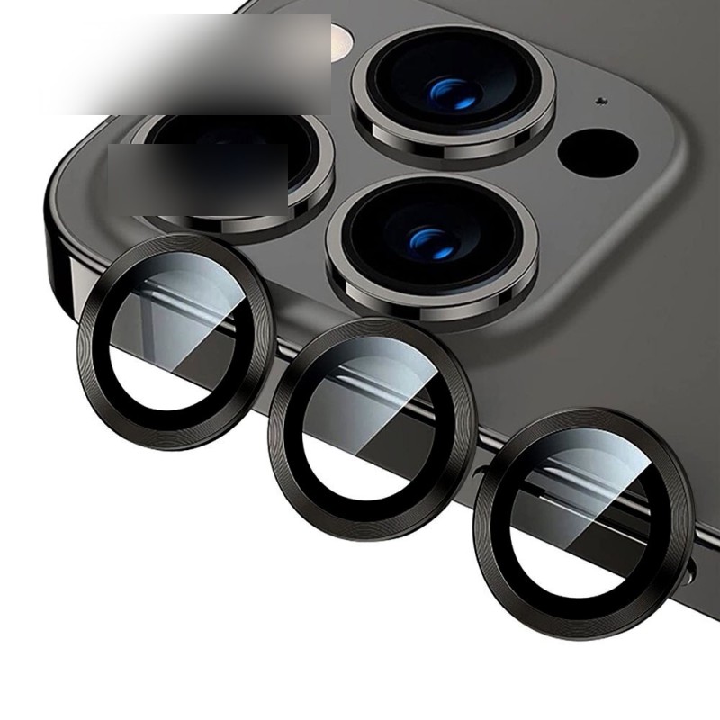 iPhone 11 Pro Max HD Clear Camera Lens Protector - Black | Australia